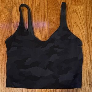 Black Camouflage lululemon align tank size 6